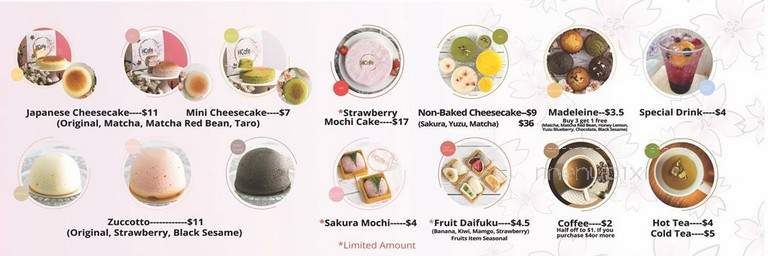 HCafe Japanese Cafe - Toronto, ON menu_pic