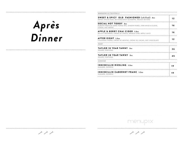 Alpine Social - Lake Louise, AB menu_pic