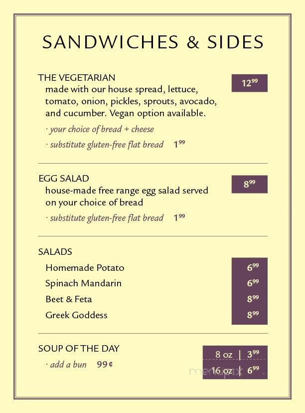 The Sprouted Fig - Vernon, BC menu_pic