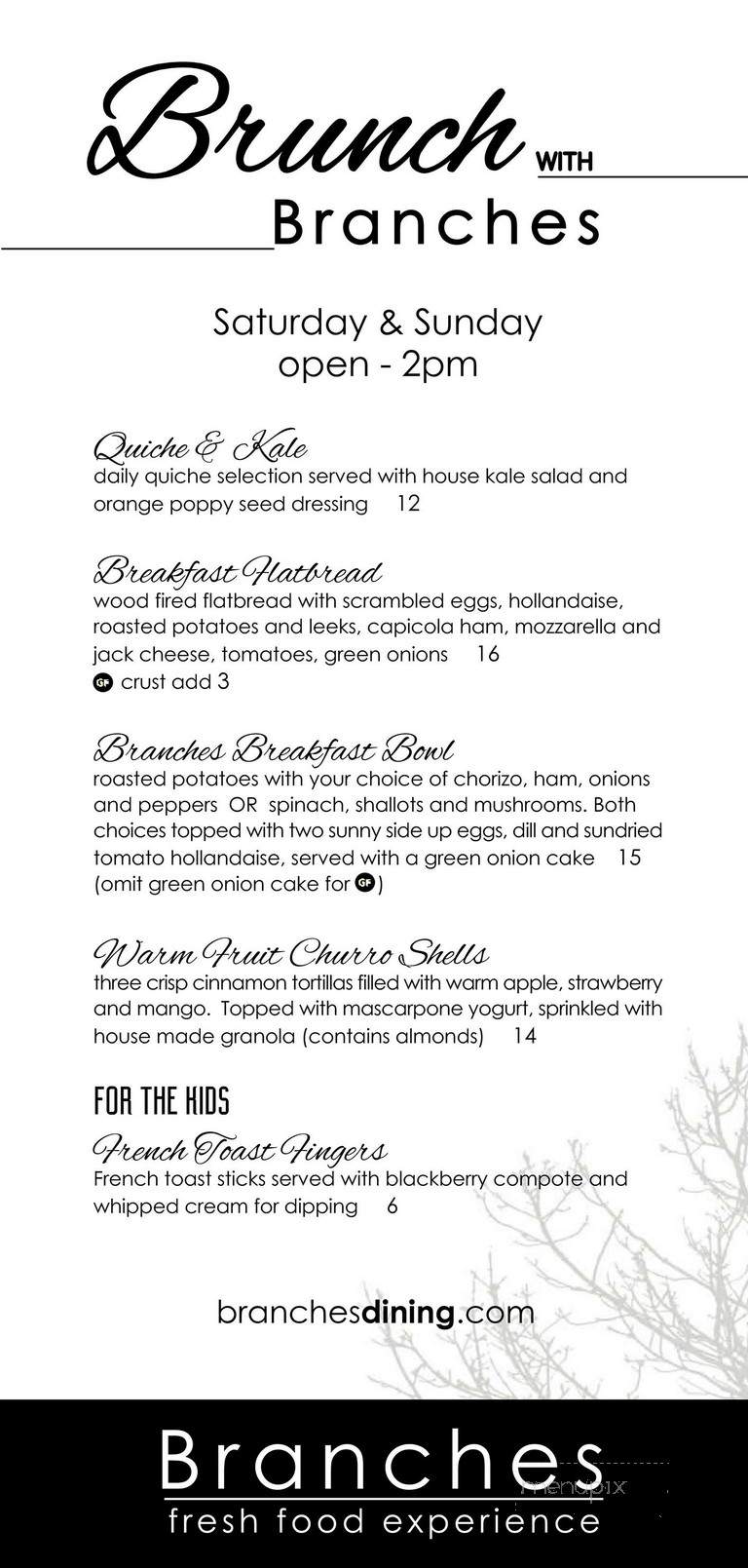 Branches Fresh Food Experience - Sherwood Park, AB menu_pic