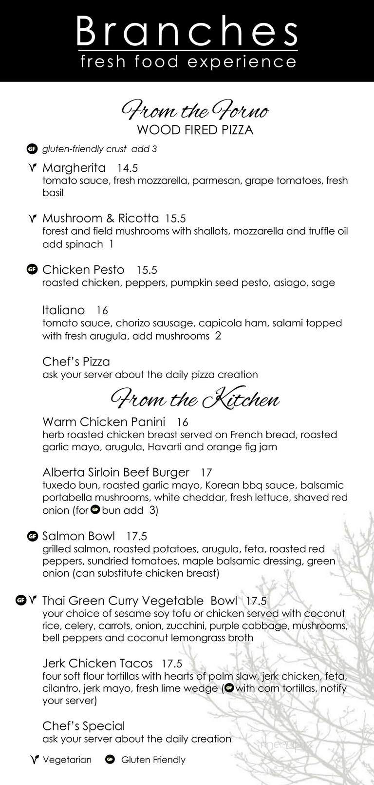Branches Fresh Food Experience - Sherwood Park, AB menu_pic