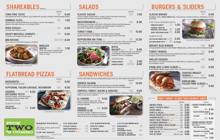 Cafe Mueller by H-E-B - Austin, TX menu_pic