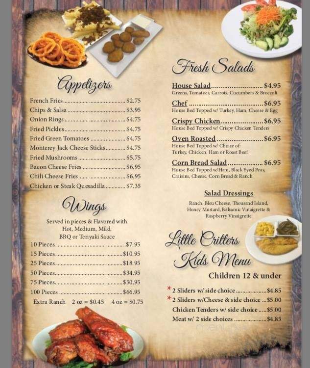 Ellie Mae's Tavern - Forest City, NC menu_pic
