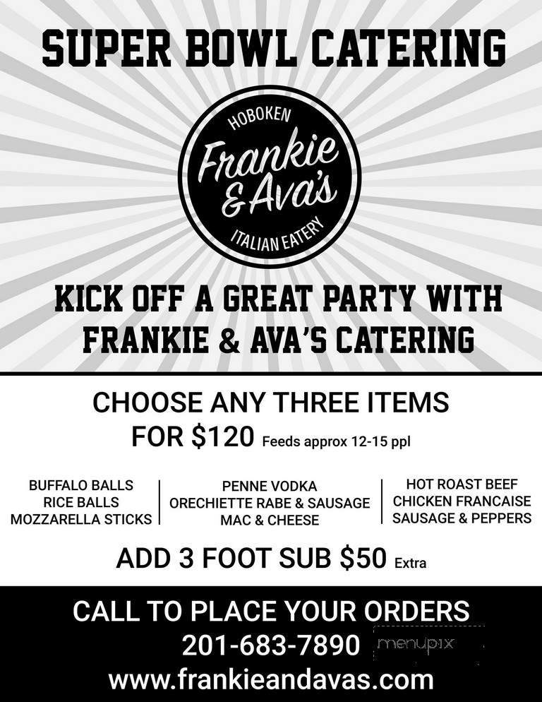 Frankie & Ava's Italian Eatery - Hoboken, NJ