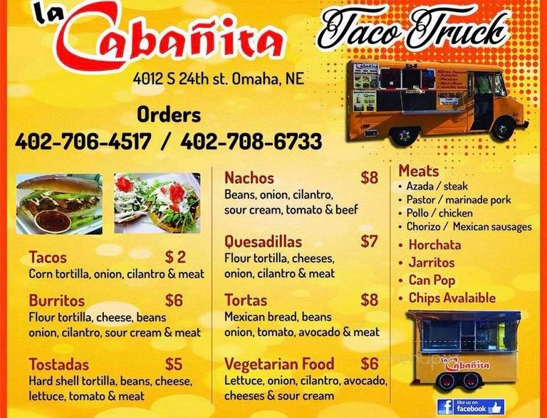 La Cabanita Taco Truck - Omaha, NE