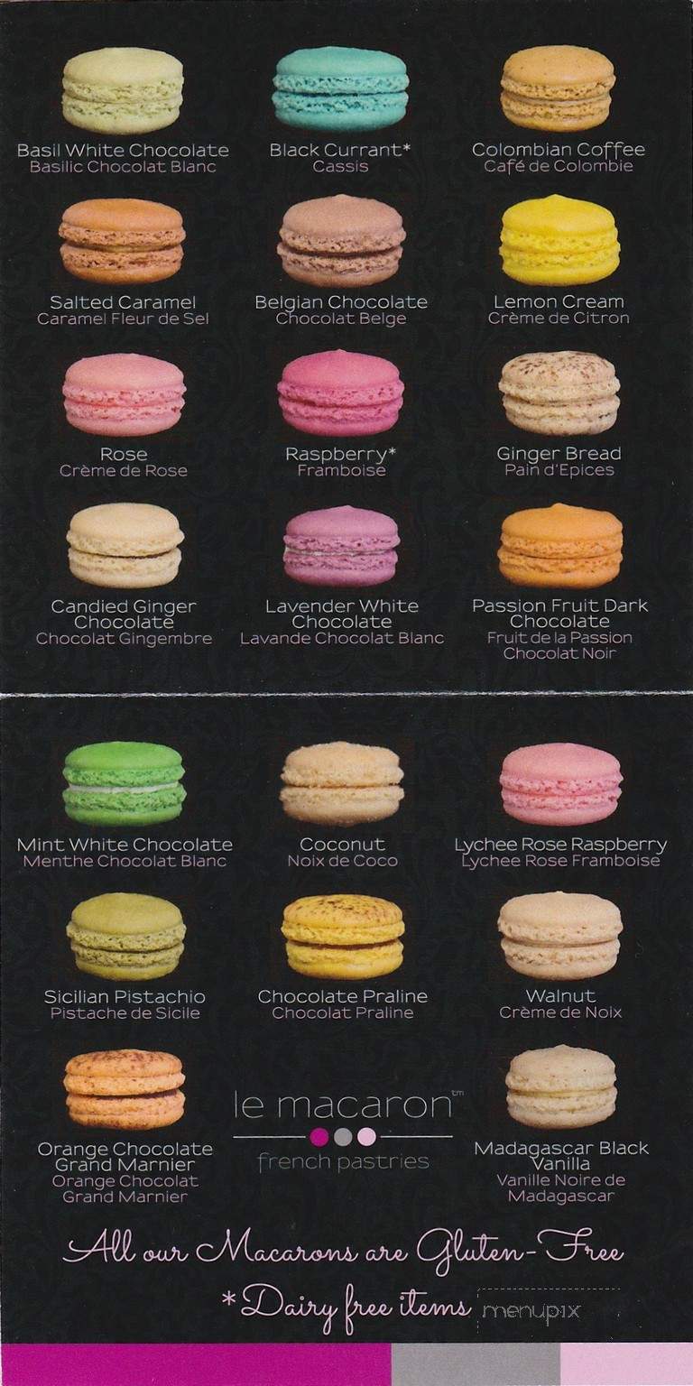 Le MacaronLake Mary - Lake Mary, FL menu_pic