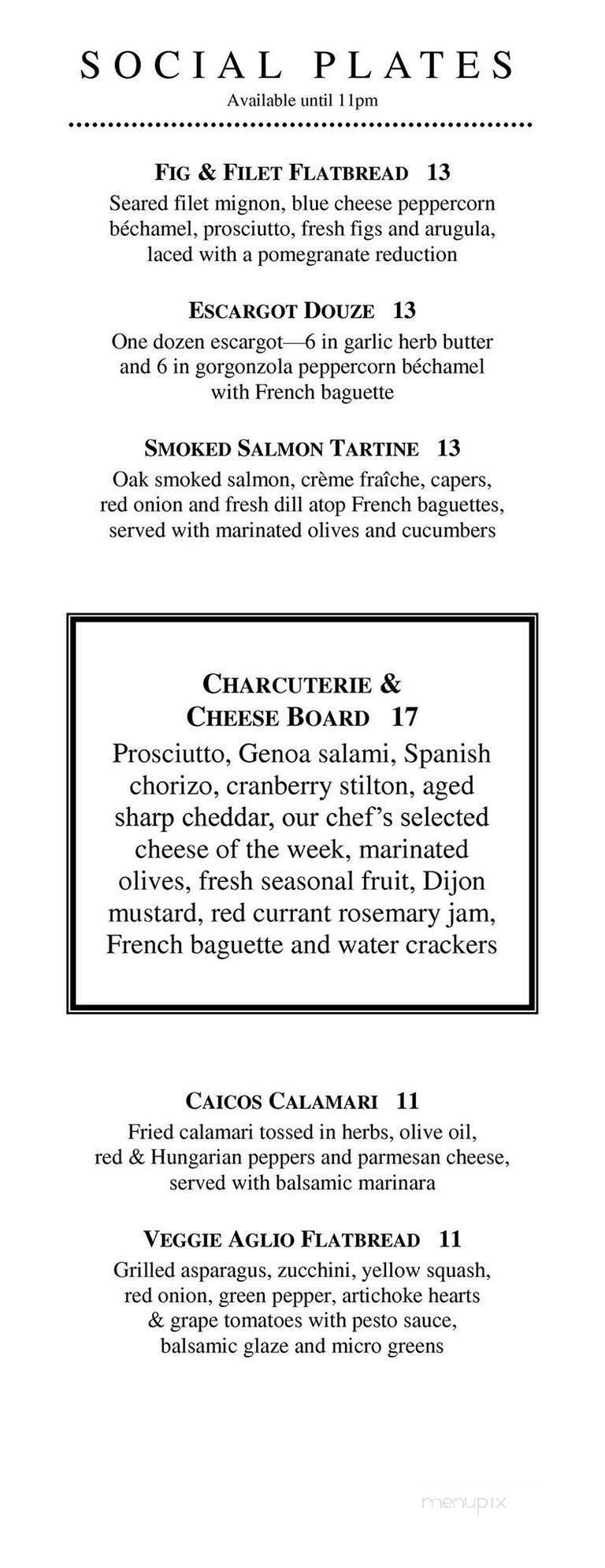 Level 11 - Saint Pete Beach, FL menu_pic