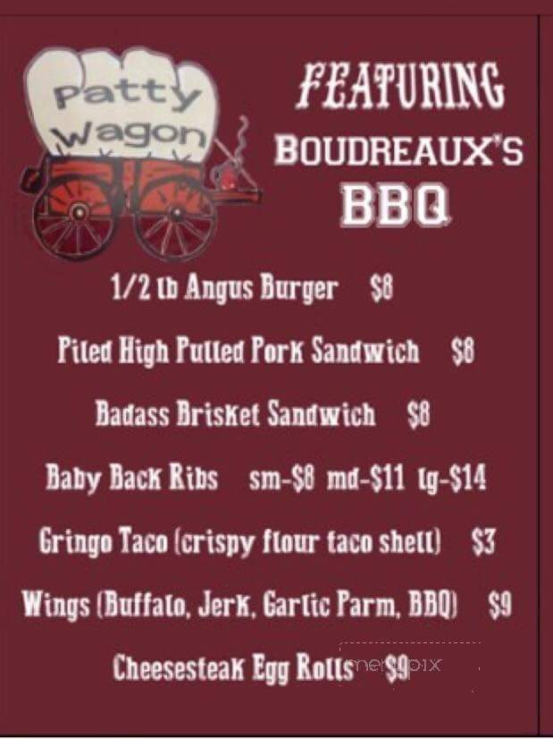 Patty Wagon - Millsboro, DE menu_pic