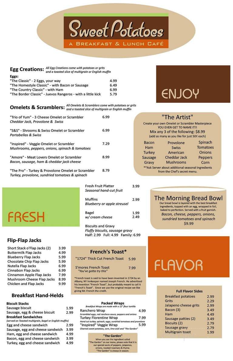 Sweet Potatoes - Ocala, FL menu_pic