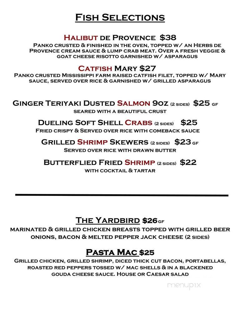 The Grillehouse Seafood & Steaks - Fayetteville, AR menu_pic
