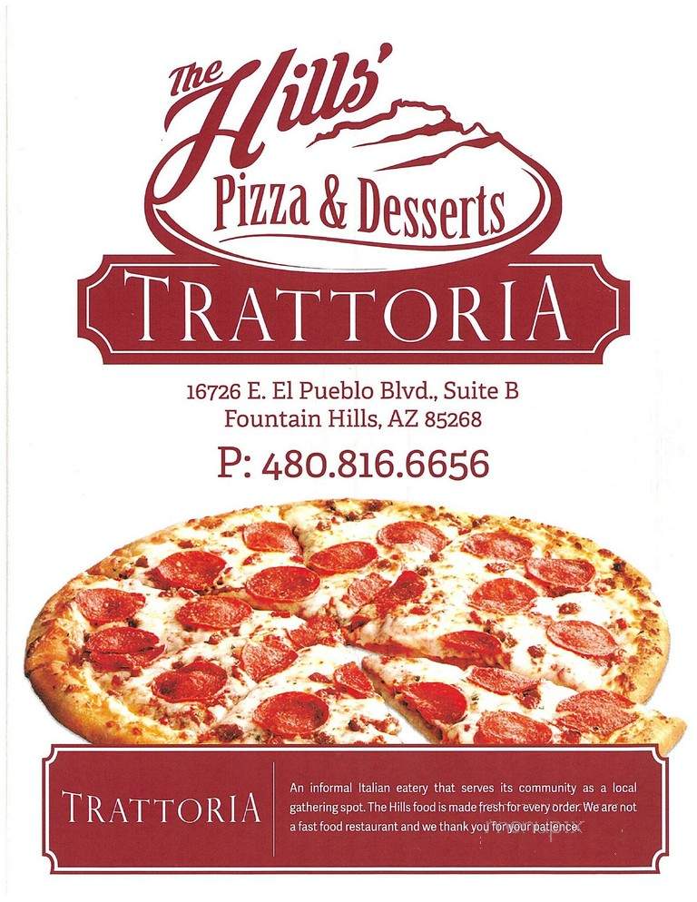 The Hills Pizza & Desserts - Fountain Hills, AZ