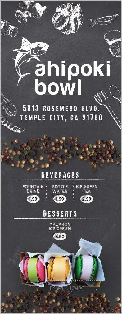 ahipoki bowl - Temple City, CA menu_pic