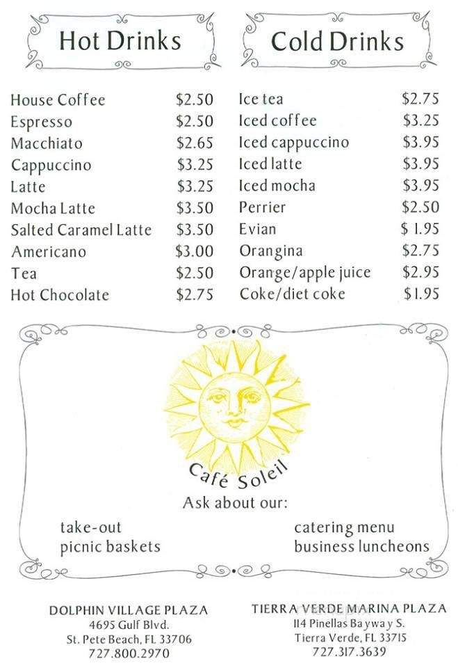 Cafe Soleil - Tierra Verde, FL