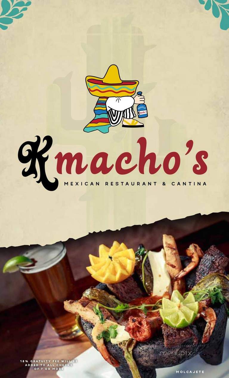 K-Macho's Mexican Grill and Cantina - Overland Park, KS menu_pic