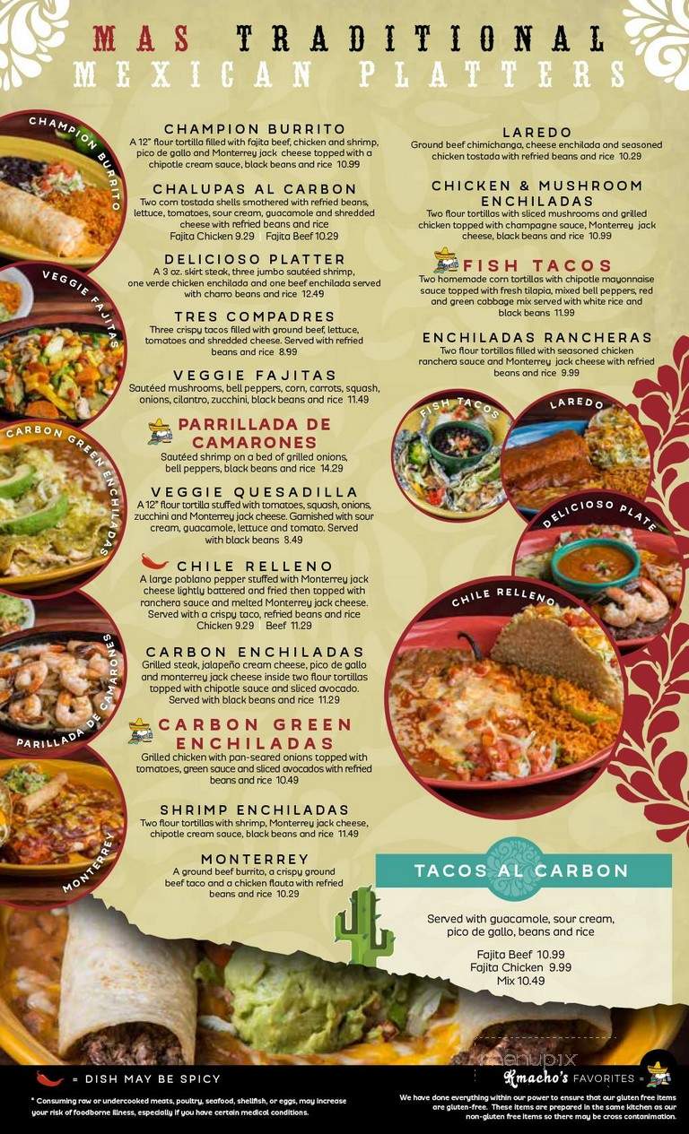 K-Macho's Mexican Grill and Cantina - Overland Park, KS menu_pic