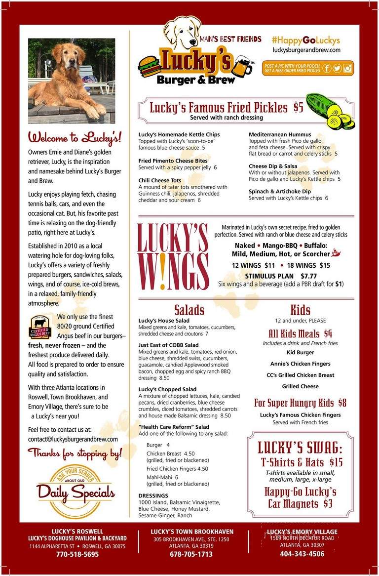 Lucky's Burger & Brew Emory Village - Atlanta, GA