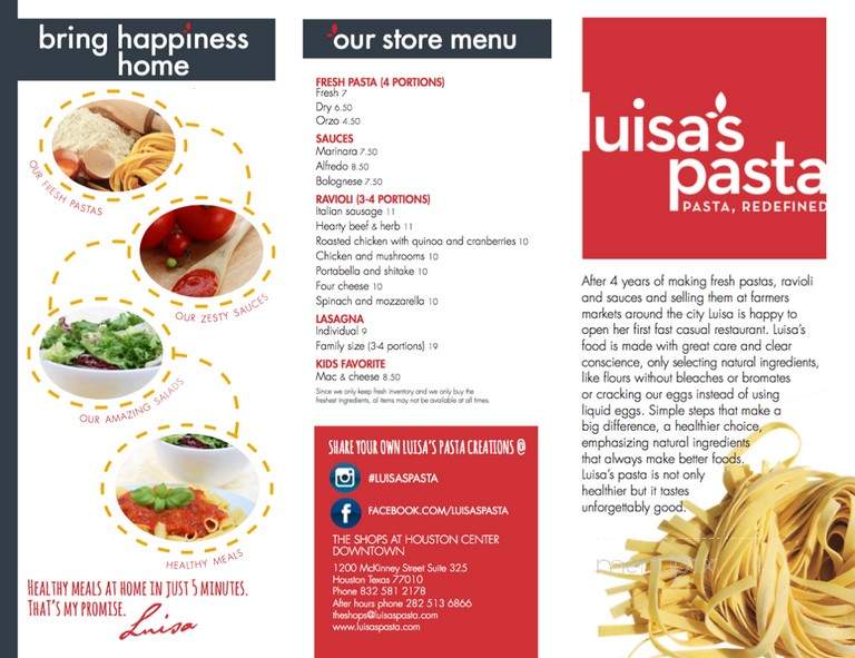 Luisa's Pasta - Houston, TX