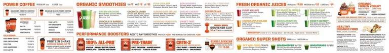 Muscle Beach Juice Bar - Los Angeles, CA menu_pic
