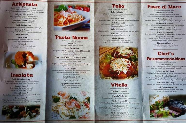 Nonna D's Osteria & Pizzeria - Berwyn, IL menu_pic
