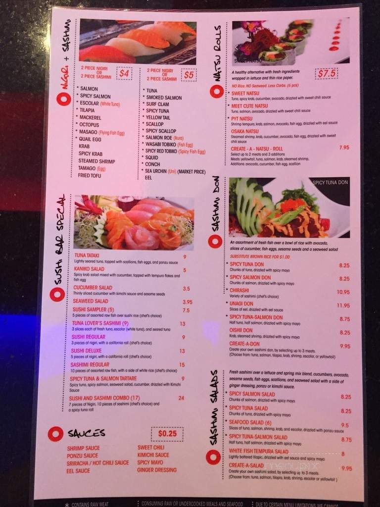 Oishii Bento - Tallahassee, FL menu_pic