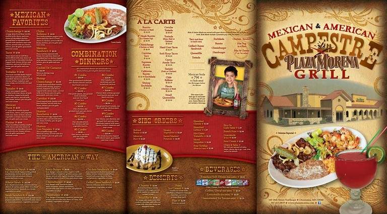 Plaza Morena Campestre Grill - Rochester, MN menu_pic