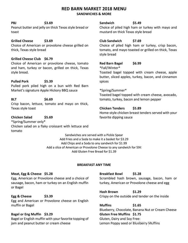 Red Barn Market - Lowell, MI menu_pic