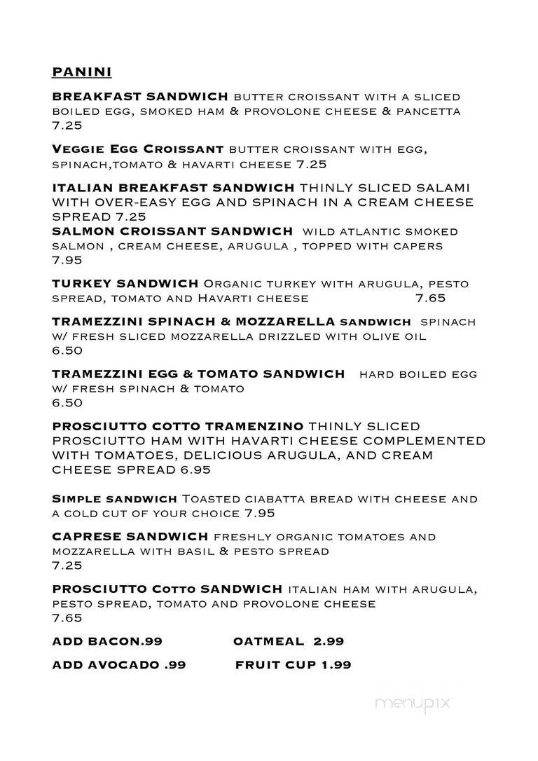 Roman Aroma Cafe - Redondo Beach, CA menu_pic