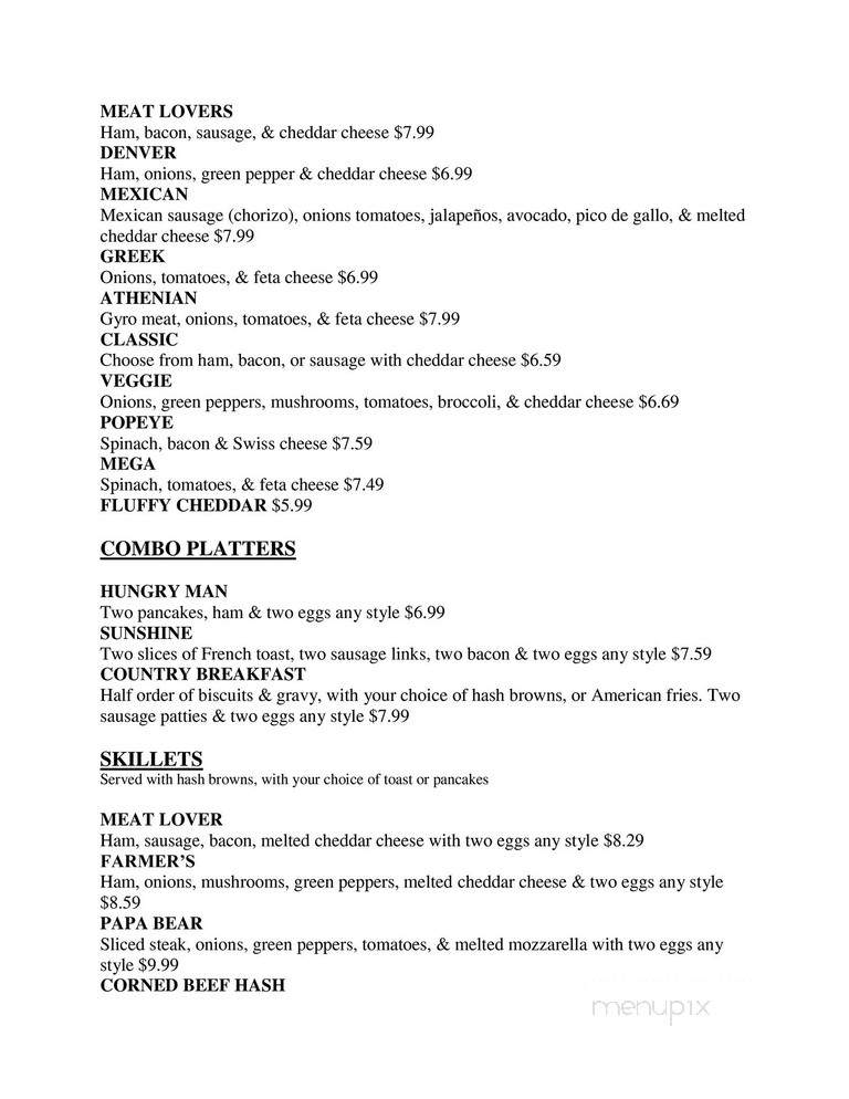 Shabbona Cafe - Shabbona, IL menu_pic