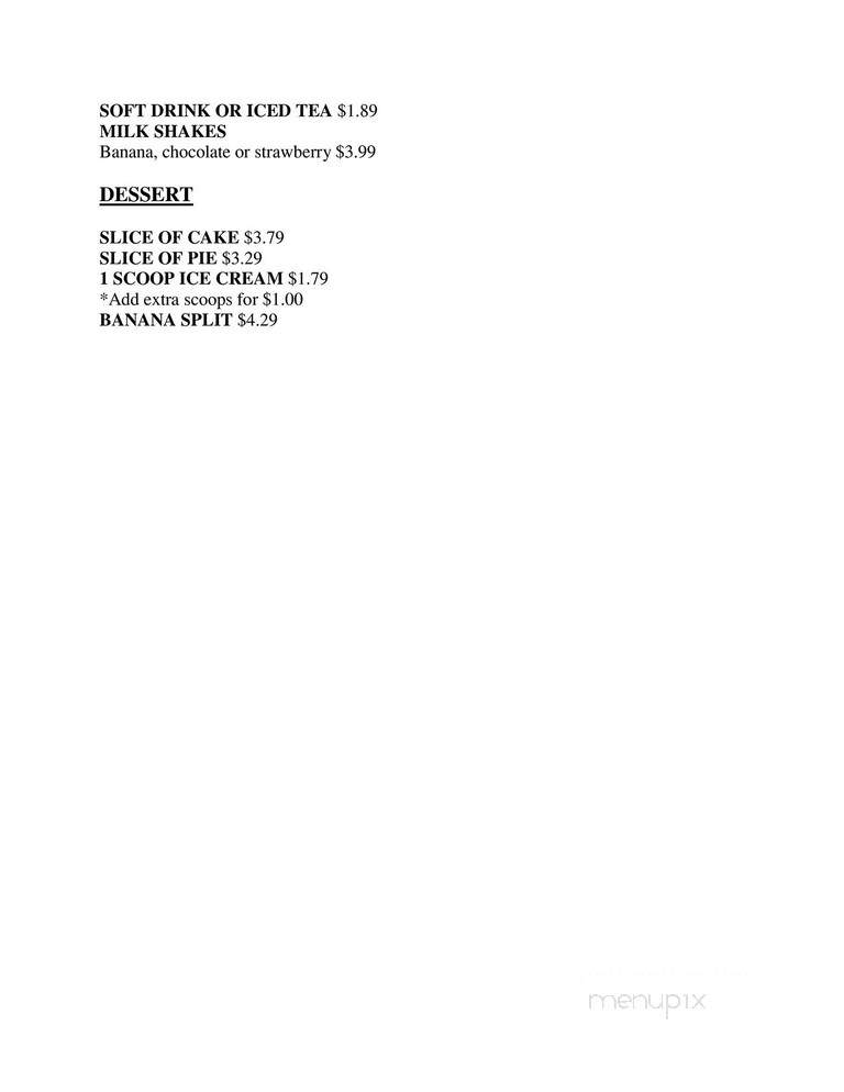 Shabbona Cafe - Shabbona, IL menu_pic
