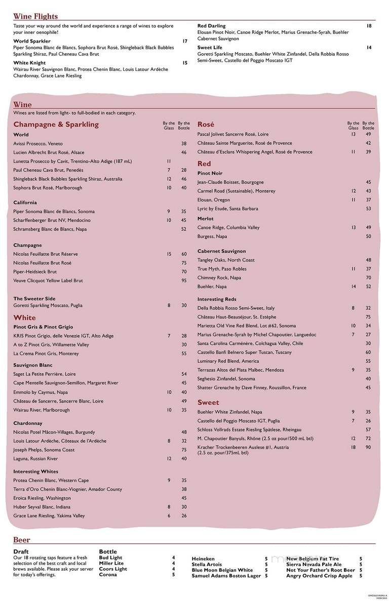 Table By Market District - Carmel, IN menu_pic