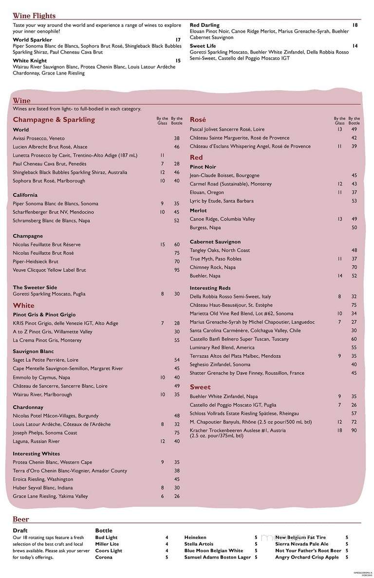 Table By Market District - Carmel, IN menu_pic