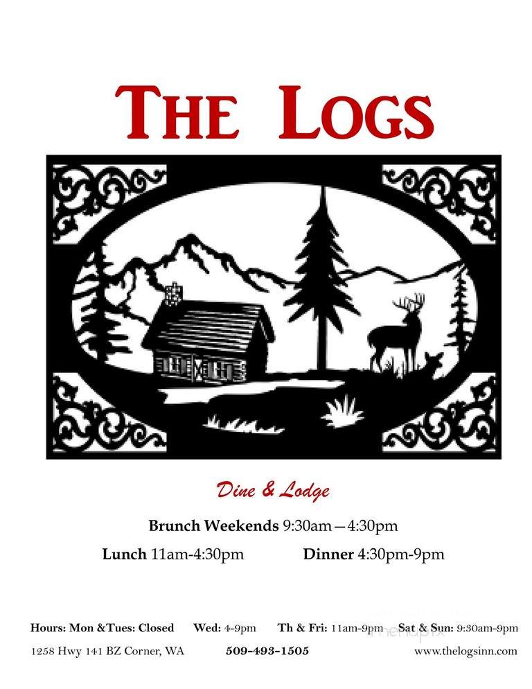 The Logs Restaurant - White Salmon, WA menu_pic