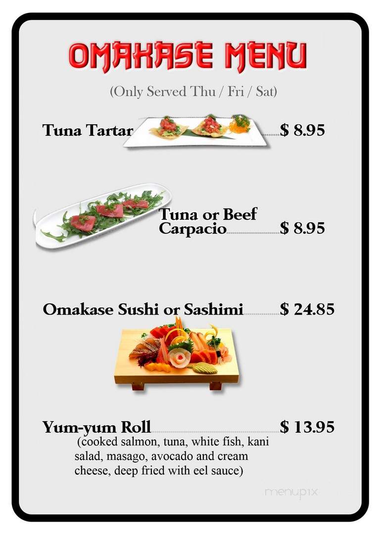 The Taste Asian Bistro - Summerville, SC menu_pic