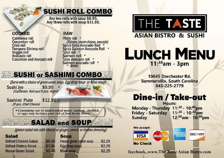The Taste Asian Bistro - Summerville, SC