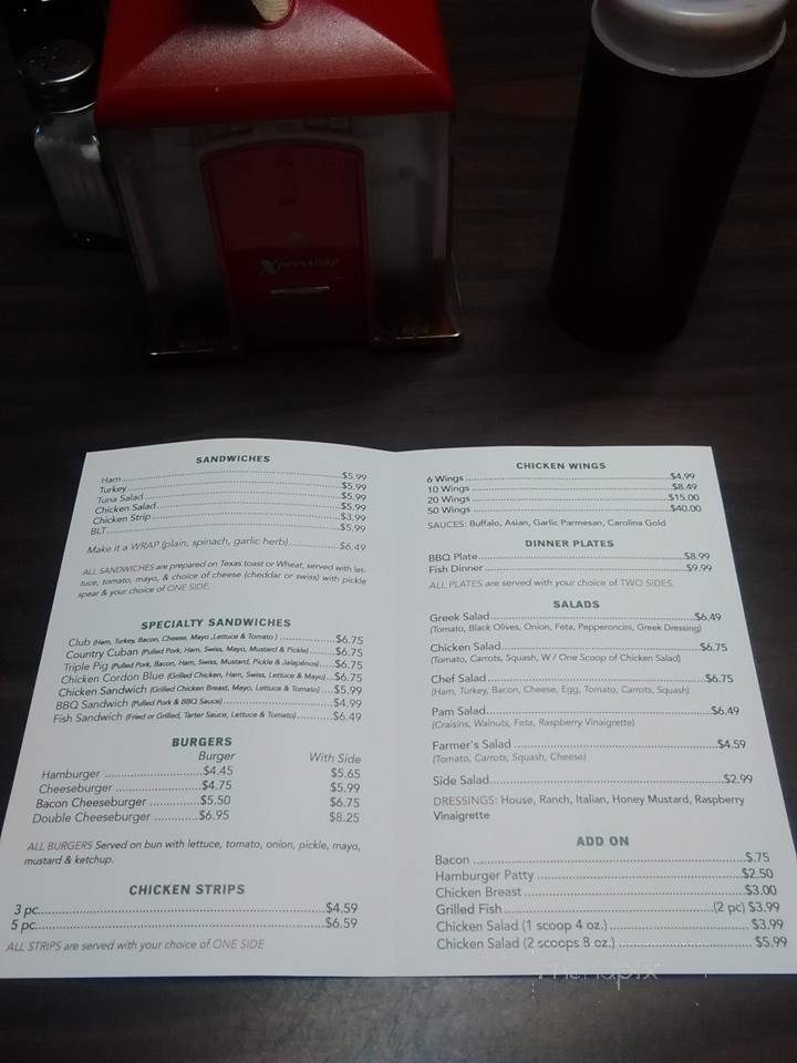 Whigham Diner - Whigham, GA menu_pic