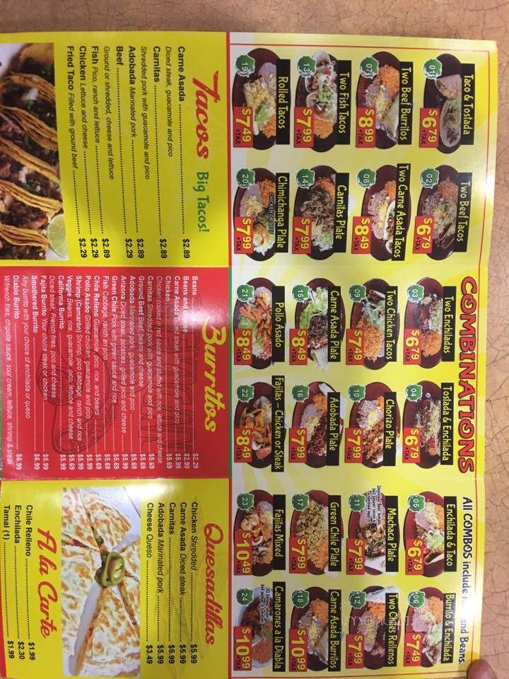 Abelardo's Mexican Fresh - Omaha, NE menu_pic