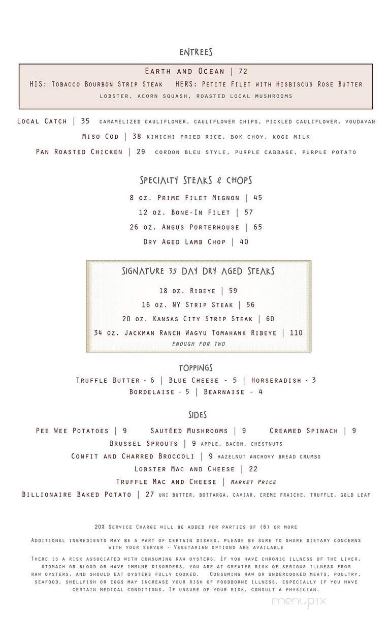 Ario - Marco Island, FL menu_pic
