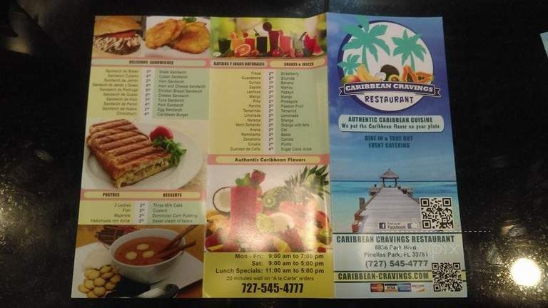 Caribbean Cravings - Pinellas Park, FL menu_pic