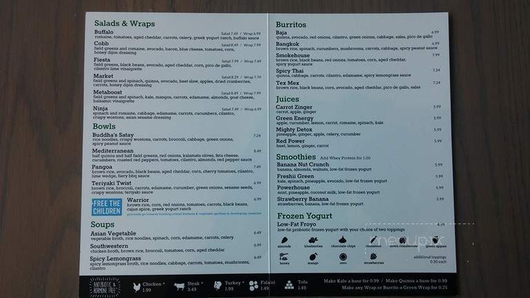 Freshii - Saint Petersburg, FL menu_pic