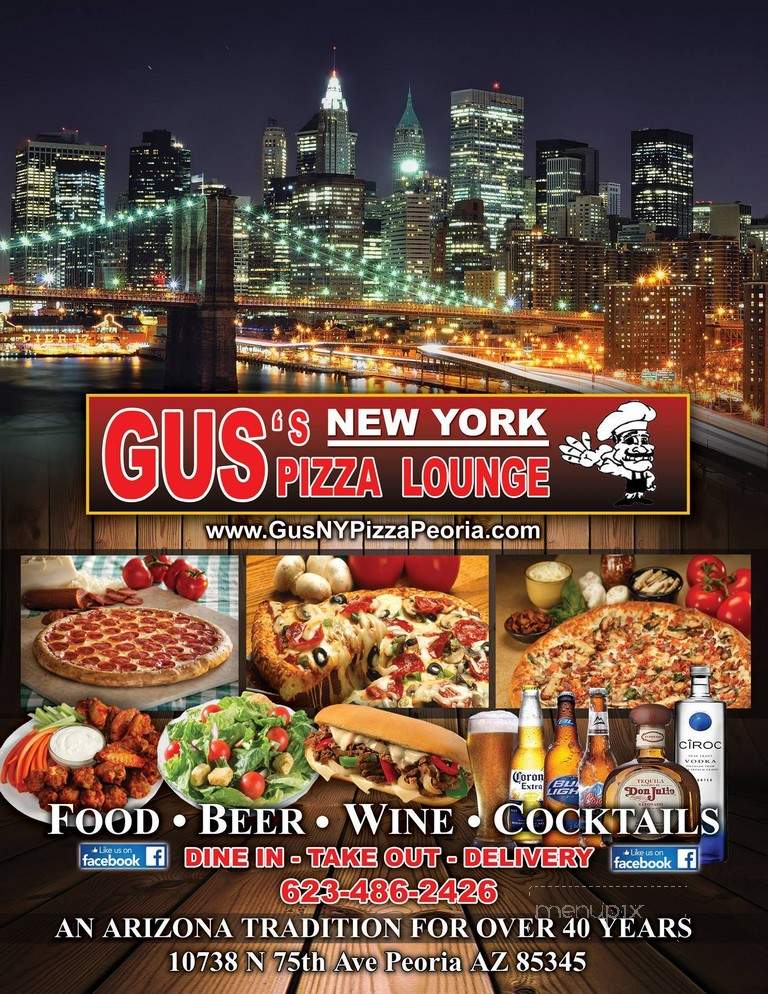 Gus's New York Pizza Lounge - Peoria, AZ