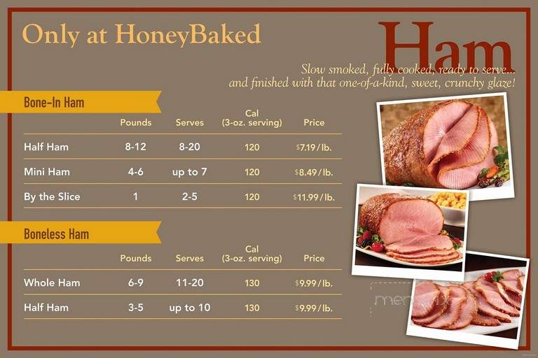 HoneyBaked Ham - Oak Ridge, TN menu_pic