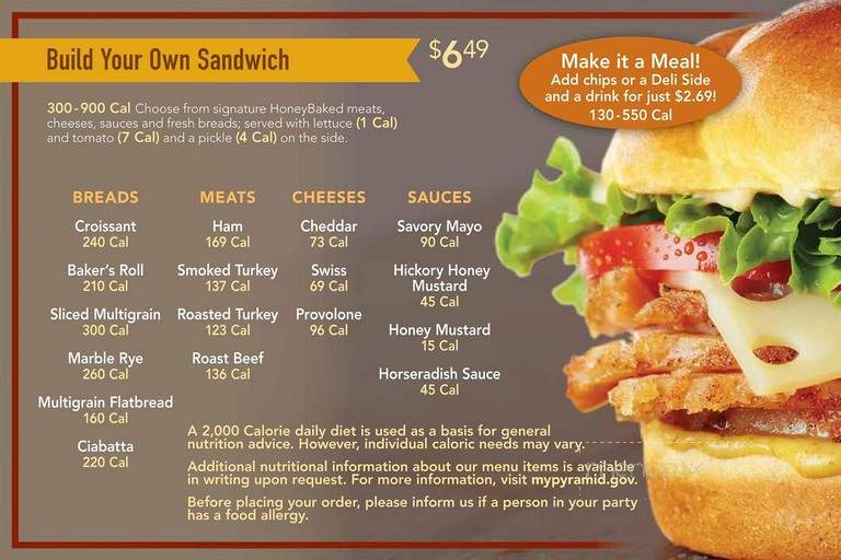 HoneyBaked Ham - Oak Ridge, TN menu_pic