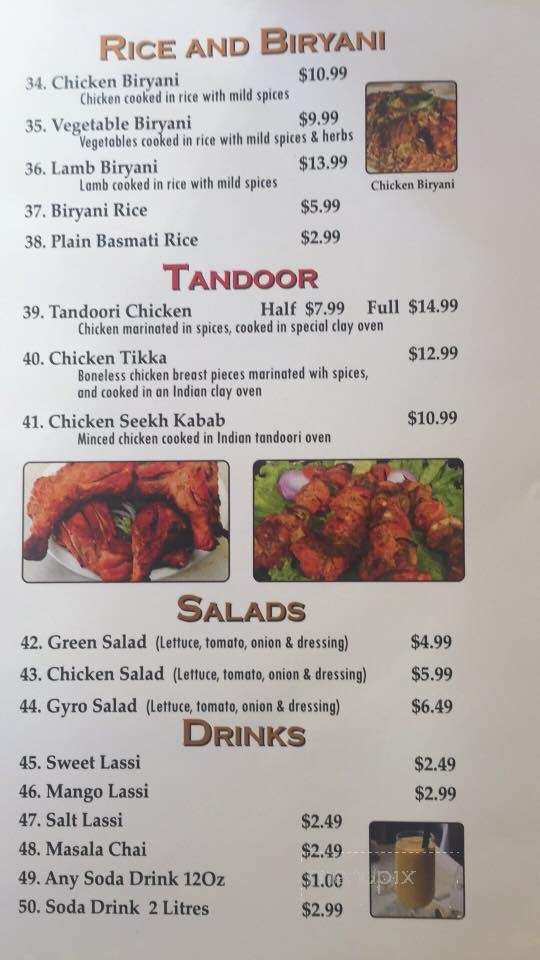 House of Curry - Los Angeles, CA menu_pic