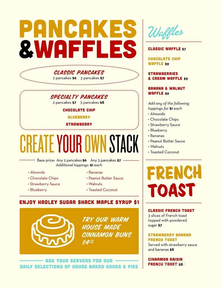 Johnny's Roadside Diner - Hadley, MA menu_pic
