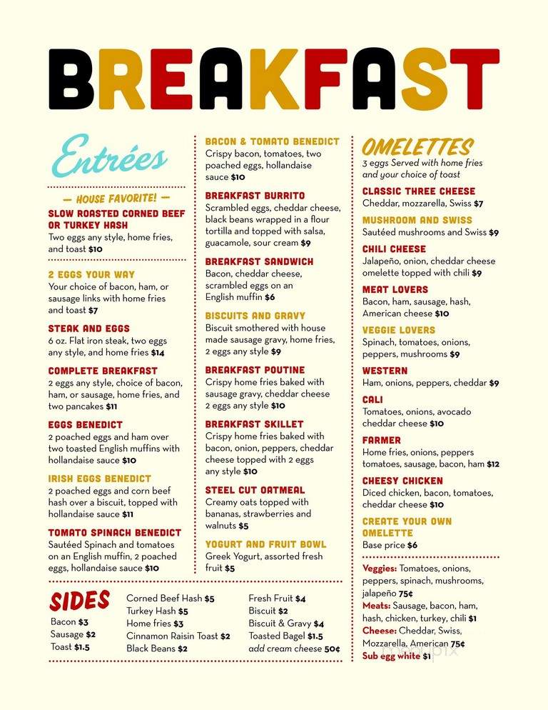 Johnny's Roadside Diner - Hadley, MA menu_pic