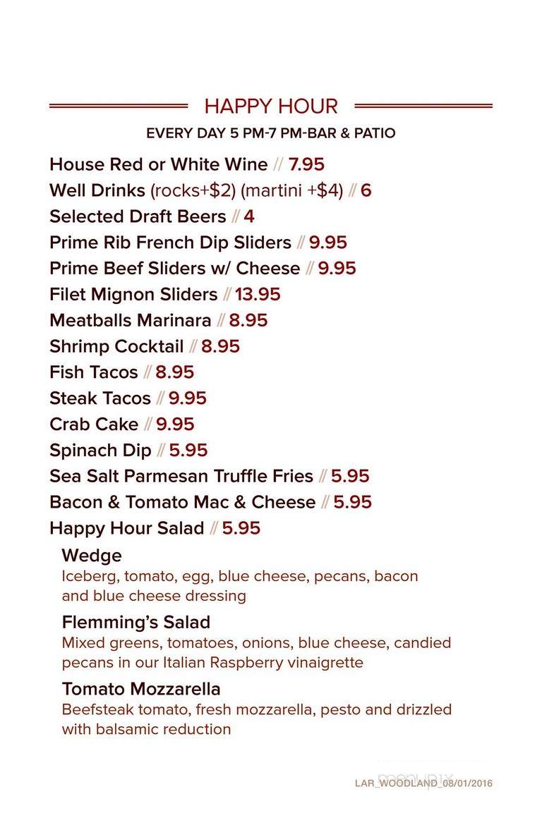 Larsen's Steakhouse - Woodland Hills, CA menu_pic