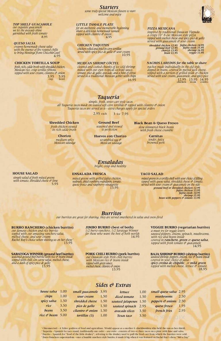 Leon's - Ballston Spa, NY menu_pic
