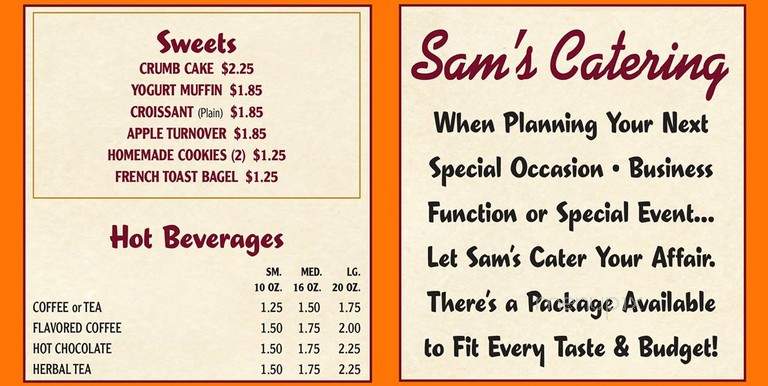 Sam's Bagels Deli & Cafe - North Arlington, NJ