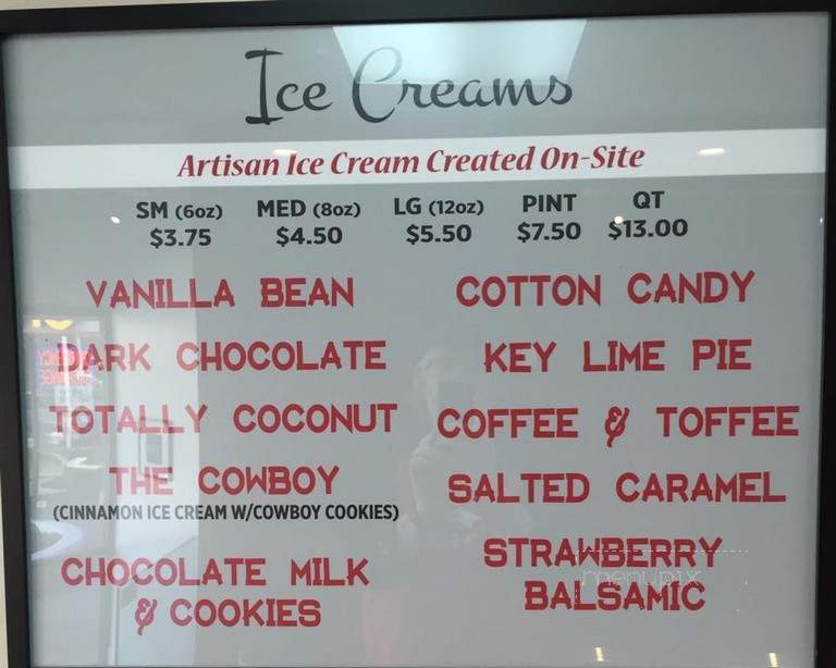 Sonny's Amazing Italian Ices & Cremes - Los Angeles, CA menu_pic