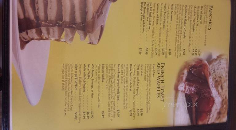Stacks Pancake House & Grill - Plainfield, IN menu_pic
